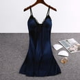 thumbnail image 3 of Camisones con sujetador acolchado para mujer, ropa de dormir de satén de seda sintética, vestido de dormir de leopardo, ropa de dormir sin mangas, pijama para el hogar, 3 of 5