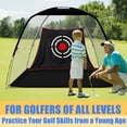 thumbnail image 2 of GALILEO Golf Net Golf Hitting Nets Training Aids Practice Nets for Backyard Driving Range Chipping with Target Carry Bag for Indoor Outdoor Sports, 2 of 10
