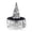 Black, variant on Witch Pointed Hat Adult Halloween Decorative Prop Non Woven Baseball Cap Purple One Size