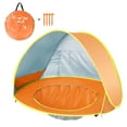 thumbnail image 1 of Baby Beach Tent with Pool,2021 Upgrade Easy Fold Up & Pop Up Unique Ocean World Baby Tent,50+ UPF UV Protection Outdoor Tent for Aged 3-48 Months Baby Kids Parks Beach Shade (Blue), 1 of 7