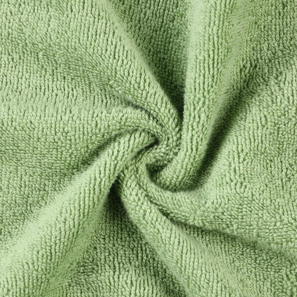 Superior Eco-Friendly Cotton 8-Piece Assorted Towel Set, Terrace Green