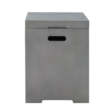 Sunjoy Bancroft Modern Concrete Propane Tank Holder