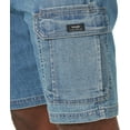 thumbnail image 7 of Wrangler Authentics Men's Classic Cargo Stretch Short 34 Medium Tint Denim, 7 of 7