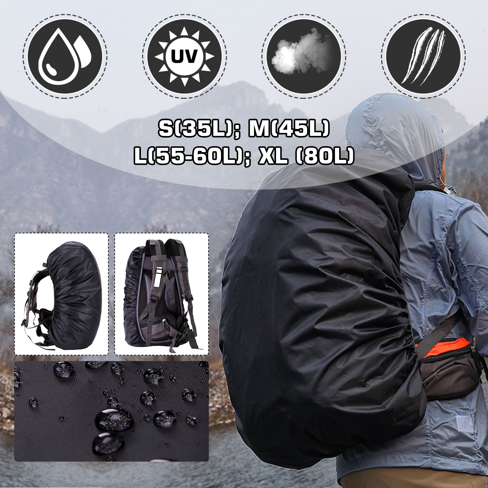 compact waterproof backpack