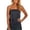 Black, variant on Womens Strapless Tube Top Pleated Blouson Style Casual Sleeveless Camisole for Daily Layering,S