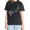 Black-2, variant on Cozymy Trendy Leopard Print Love Heart Washed Short Sleeve Crew Neck T-Shirt