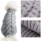 thumbnail image 2 of Suéter para perros, chaleco, abrigo cálido para mascotas, suéter de lana de punto suave para invierno, abrigo de punto de ganchillo, ropa para perros pequeños, medianos y grandes Levamdar WL-00534-10, 2 of 5