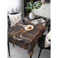 thumbnail image 6 of Forest Deer Table Cloth, Farmhouse Vintage River Elk Waterproof Tablecloth for Rectangle Tables, Reusable Washable Fabric Table Cover for Restaurant Kitchen Dining Tables 54"x108", 6 of 6
