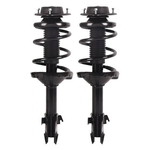 Front Struts Assembly Pair - Complete Set with Mounts-Front Struts Shocks Coil Springs Assembly Pair