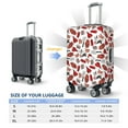thumbnail image 6 of Balery Luggage Cover Red Food Print Suitcase Covers for Luggage Elastic Washable Suitcase Protector Fits 18-32 Inch Luggage-Small, 6 of 9