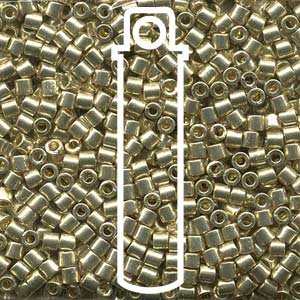 Duracoat Galvanized Silver Miyuki Delica Beads 8/0 DBL-1831-TB
