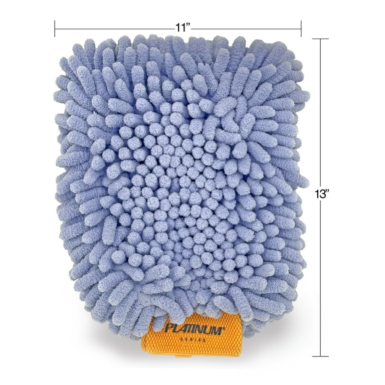 Platinum Series Pro Spec Chenille Microfiber Car Wash Mitt Scratch