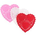 thumbnail image 3 of 300 Sheets Mini Heart Doilies Paper Placemat Decorative Coaster Cake Paper Mat, 3 of 7