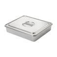 thumbnail image 1 of Luzkey Cake Pan with Cover Rectangular Stainless Steel Nonstick with Lid DIY Baking Pan 34cmx29cm, 1 of 8