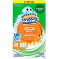 Scrubbing Bubbles Fresh Brush Flushables Refill, Toilet and Toilet Bowl Cleaner, Eliminates