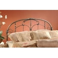 thumbnail image 4 of Hillsdale Furniture Jacqueline King Metal Headboard with Frame, Old Brushed Pewter, 4 of 4
