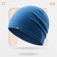 thumbnail image 2 of MEICHEN Fashion Beanie Hat for Men Solid Color Winter Warm Skull Cap Outdoor Skiing Running Bomber Hat, 2 of 6