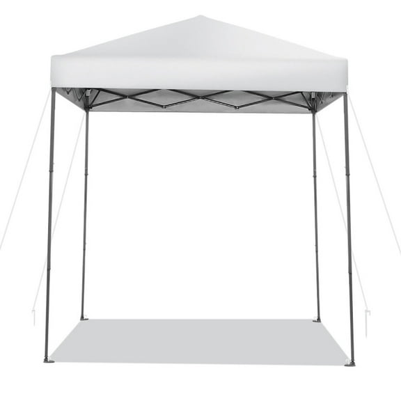 Kadyn Canopy Party Tent, Party Tent Canopy, 6.6 x 6.6 Feet Outdoor Pop-up Canopy Tent with UPF 50  Sun Protection-White