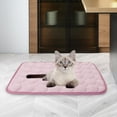 thumbnail image 6 of Dog Cooling Mat Cooling Pad Bed for dogs and cats Kennel Pad Breathable Pet Dog Machine Washable , pink S, 6 of 6