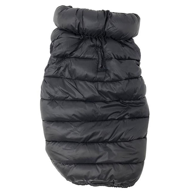 Pet Life 63BKXL Pursuit Quilted Ultra-Plush Thermal Dog Jacket, Black - Extra Large