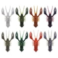 thumbnail image 3 of 8cm Lobster Bait Crayfish Soft Lure Submersed Hollow Shrimp Fish Tackle 2#, 3 of 8