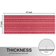 thumbnail image 5 of Kitchen Rugs Sets Of 2,Red Christmas Pattern Anti Fatigue Kitchen Mat Rugs Non Slip Washable,Decorative Kitchen Floor Mats for Kitchen,Sink,Laundry,17"X47", 5 of 5