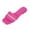 Hot Pink, variant on Xdegoge Slides Sandals Women Open Toe Rhinestone Single Band Flat Slides Square Toe Sparkly Crystal Slip On Slippers Casual Poolside Shoes