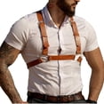 thumbnail image 3 of RXMEKW Adjustable Chest Strap for Men with Suspender Clip, Polyester Fashion Accessory, 3.5CM Width, Black, 3 of 8