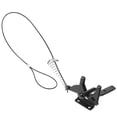 thumbnail image 1 of HEALEEP Hinge Latch Black Metal Locking for Homeowners 1Set, 1 of 8