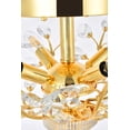 thumbnail image 4 of Orchid 4 light Dark Bronze Flush Mount Clear Royal Cut Crystal, 4 of 7