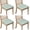 Green and White, variant on Green and White Checkerboard Seat Covers for Dining Room Chairs Set Of 4,Stretch Printed Washable Chair Seat Cover with Elastic Ties and Button,Removable Waterproof Couch Cushion Covers