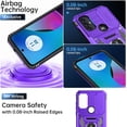 thumbnail image 5 of for Moto G-Play-2023-Case/Moto G Power 2022 Case/Moto G Pure Case,Sliding Camera Cover,-Grade Heavy Duty Cover with  Kickstand Protective Phone Case Purple, 5 of 14