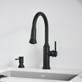 thumbnail image 3 of Empressa High Arc Pull-Down Dual-Spray Kitchen Faucet - Matte Black, 3 of 5