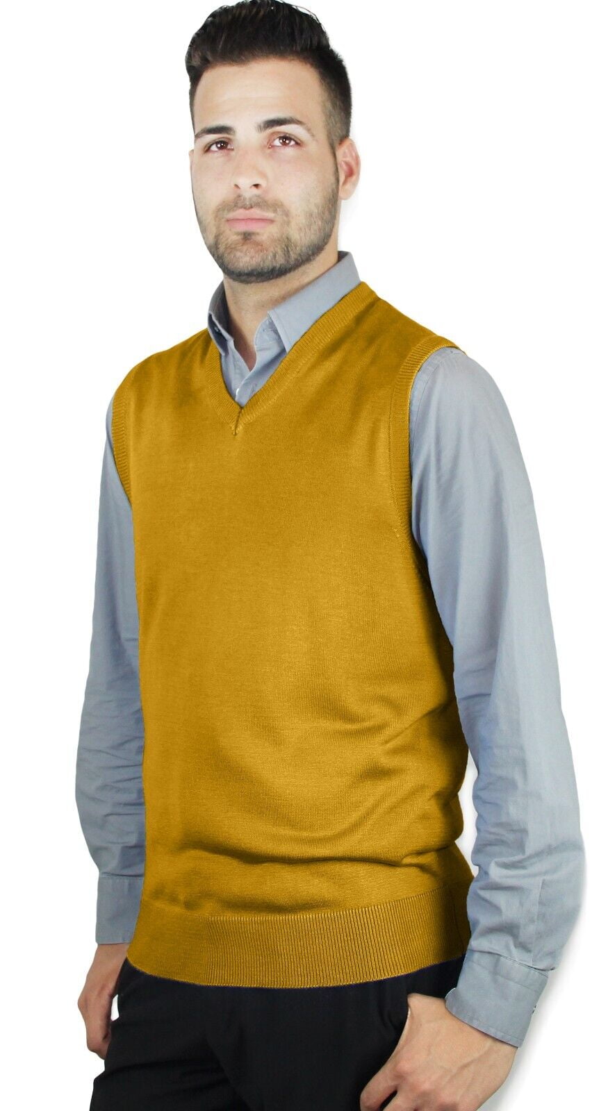 Blue Ocean Mens Solid Sweater Vest (sv-243) - Walmart.com Blue Ocean Mens Solid Sweater Vest (sv-243) - Walmart.com