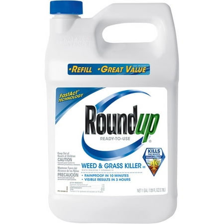 Roundup Weed & Grass Killer III Refill 1 gal  Walmart.com