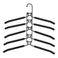 thumbnail image 1 of Percha para armario, para camisas, multicapa, para chaquetas, trajes, abrigos, de metal, pesada Negro, 1 of 9