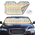 thumbnail image 3 of Lsque Colorful Squirrel Car Windshield Sun Shade | Accordion Folding Style Auto Shade for Car Truck SUV Van | Blocks UV Rays Sun Visor Protector | Medium, 3 of 7