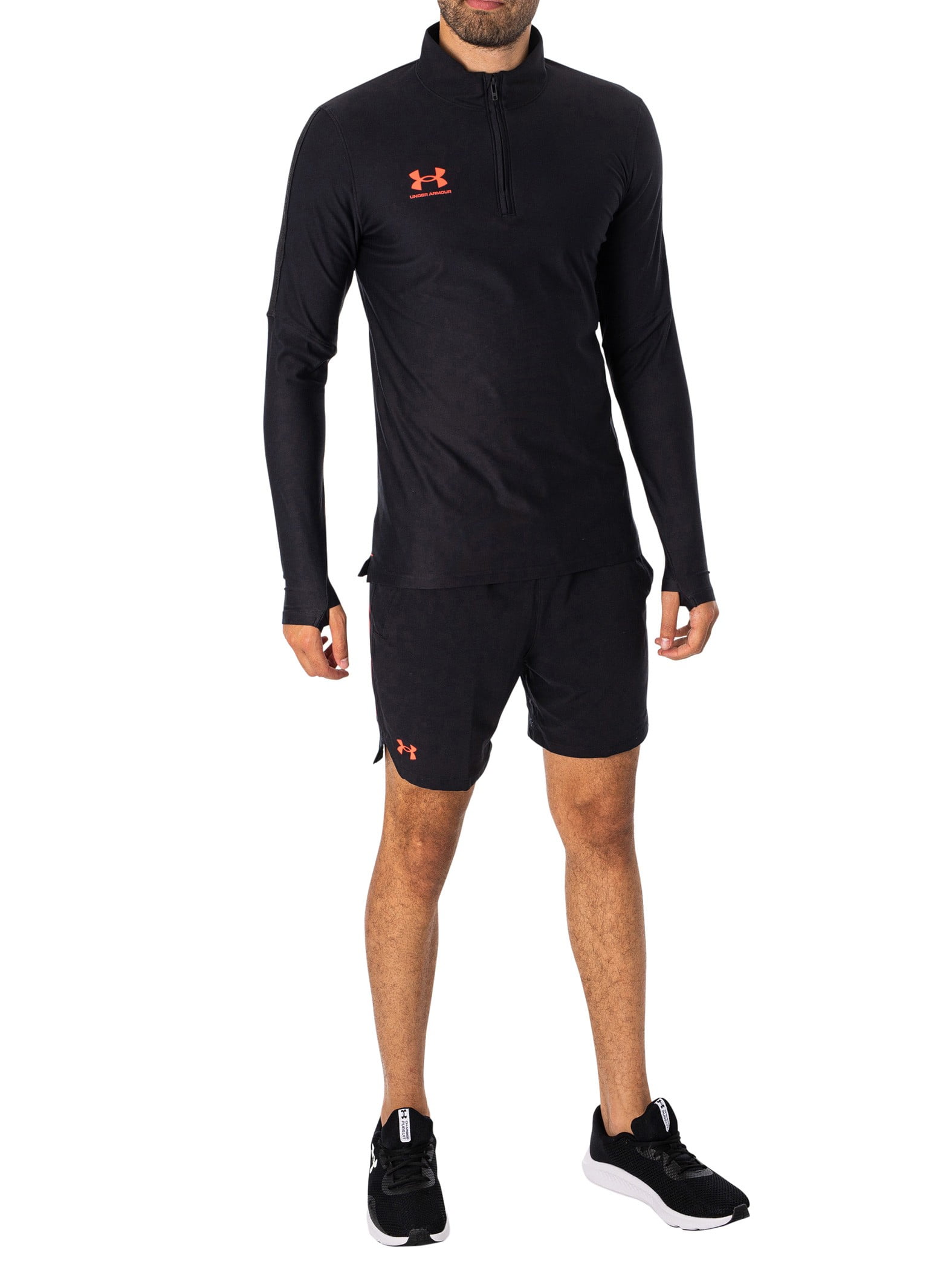 Mens sports shorts Under Armour VANISH WOVEN 6IN GRPHIC SHORTS black