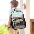 thumbnail image 4 of Iauyy Clear Backpack Heavy Duty PVC Transparent Backpack for College Workplace, Teddy Bear, 4 of 8