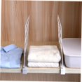 thumbnail image 5 of Closet Shelf Dividers for Wire Shelving, Plastic Partition Panels for Clothes Storage, Adjustable Organizer for Bedroom Wardrobe Closet(Gray), 5 of 8