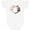 AA-White, variant on Inktastic Cute Ferret Heart Boys or Girls Baby Bodysuit