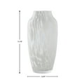 thumbnail image 2 of Home Decor Collection 13'' Tall White Painted Glass Bouquet Vase, 2 of 5