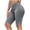 @01 Gray, variant on Leggings for Women Plus Size L-5XL Stretchy Slim Workout Leggings Solid Color Knee Length Gym Shorts Casual Running Yoga Shorts