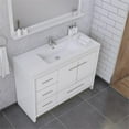 thumbnail image 3 of Sortino 42" Modern Bathroom Vanity with Left Side Drawers in White, 3 of 3
