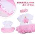 thumbnail image 3 of QHUDLV 18 Inch Doll Clothes Outfit Set, Bright Color Fashion Dress with Accessories, Comfortable Fabric Doll Costume, 3 of 9