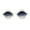 White Smoke, variant on Womens Kissing Lip Hippie Retro Double Rim Sunglasses All Black