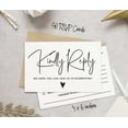 thumbnail image 4 of Inkdotpot RSVP Postcards (Set Of 50) 4"X6" Blank With Mailing Side,RSVP Reply Response Cards For Wedding Script Style Print Return Cards, 4 of 5