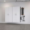 thumbnail image 2 of RST Brands Flow Wall 2 PC Plastic & Steel Jumbo Cabinet Set in White, 2 of 3