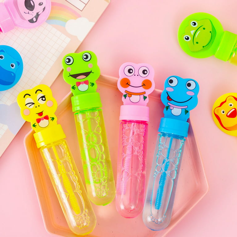 Skindy Bubble Blower Small Size Mini 3 Holes Cartoon Adorable Entertainment  Vivid Color Small Animal Bubble Wand Kindergarten Toys