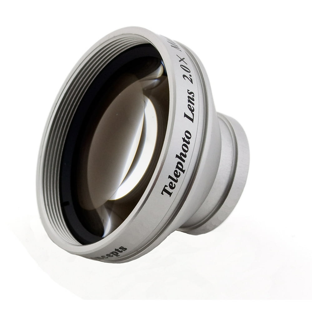 2.0x High Grade Telephoto Conversion Lens For Olympus Tough TG2 iHS (Includes Lens Adapters